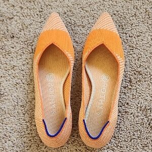 Rothy's Orange Flats Classic Slip-On Loafers